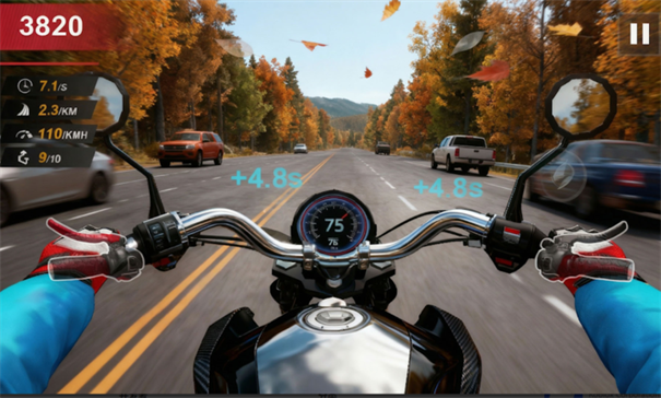 摩托车手公路赛