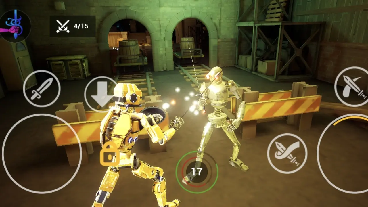 机器人剑术对决