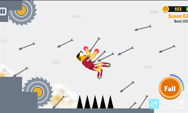 布娃娃跳跃下落大师游戏玩法1