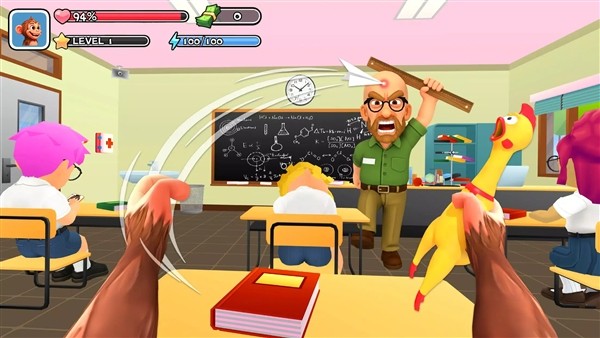 猴子學生校園惡作劇 猴子學生校園惡作劇