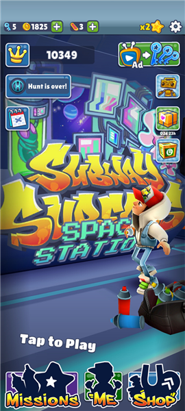 地鐵跑酷太空站(Subway Surf)