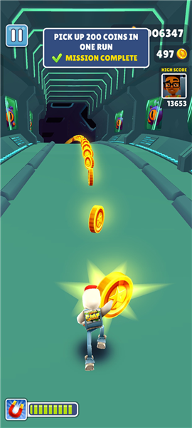 地鐵跑酷太空站(Subway Surf)