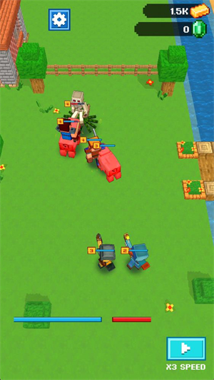 方塊創世合成與對戰