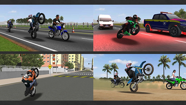 摩托平衡3D漢化版(Moto Wheelie 3D)